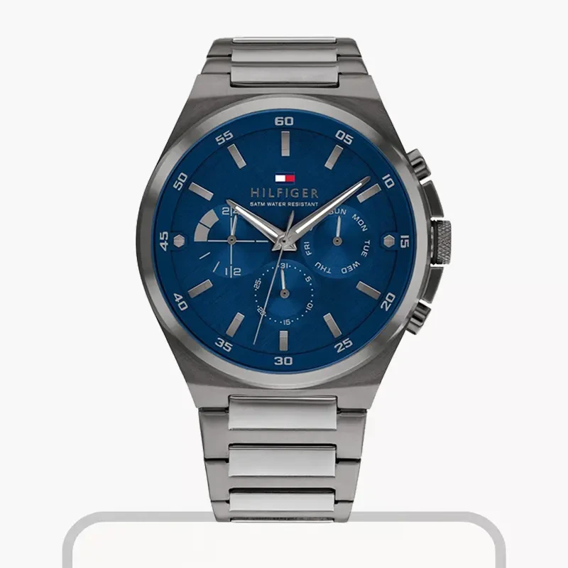 Tommy Hilfiger Dexter Multifunction Sports Blue Dial Men's Watch- 1792089